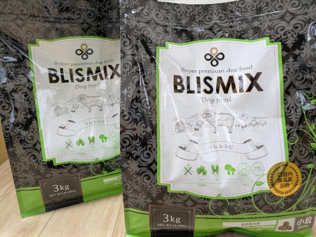 BLISMIX 　ラムレシピ　ドッグフード 3kg×2袋