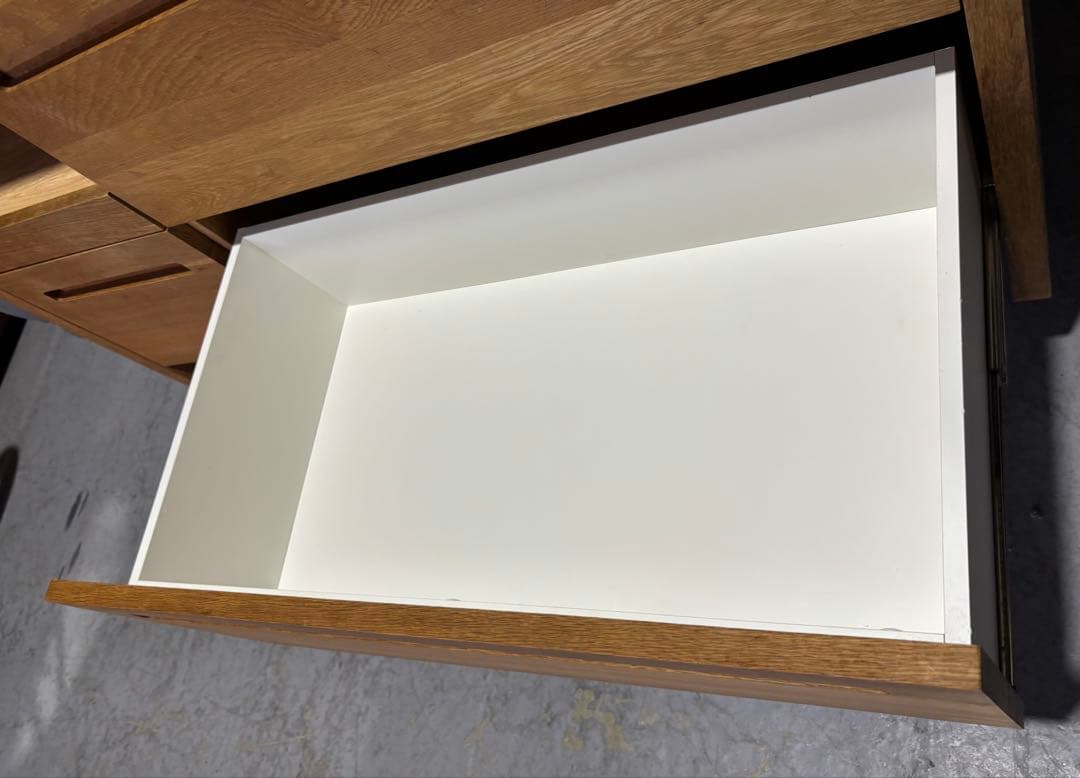 最高級 末次家具工芸 レンジボード、カップボード、幅123cm Used