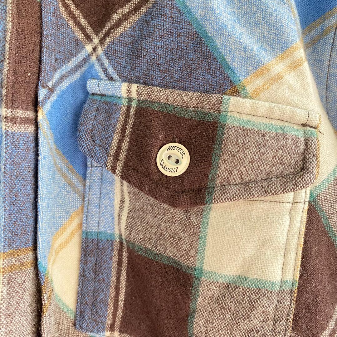 【希少⭐︎美品】ヒステリックグラマー×ペンドルトン　ヒスガール　刺繍　ネルシャツ