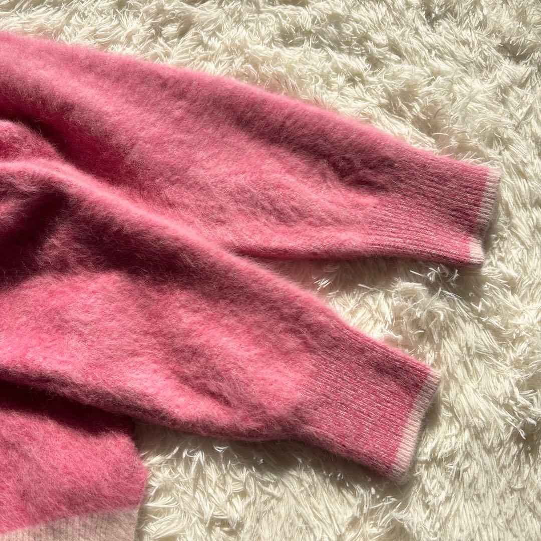 UNITED ARROWS✨フォックスカシミヤ クルーネック ニット　ピンク