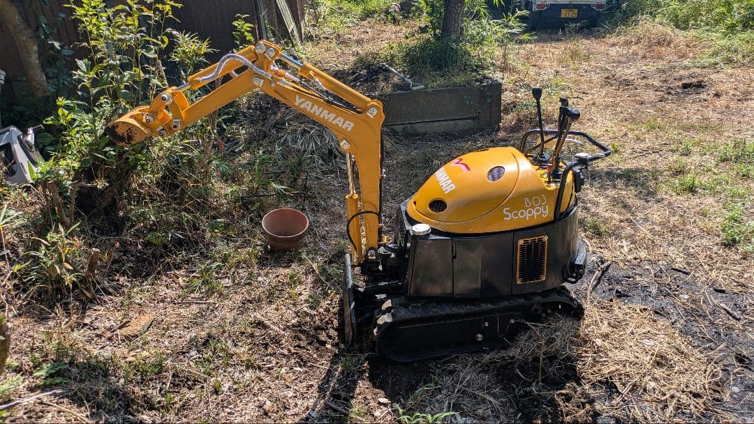 YANMAR B03 Scoppy 小型バックホー　ミニショベルカー　ミニユンボ
