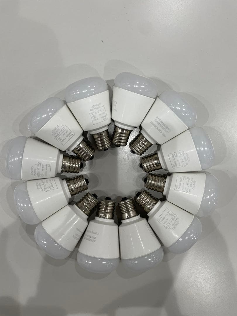 ENDO LED電球 LDA8L-H-E17D 12個セット