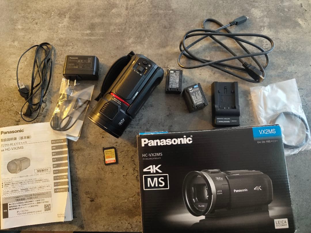 みぃみぃ　Panasonic HC-VX2MS 4Kビデオカメラ 本体