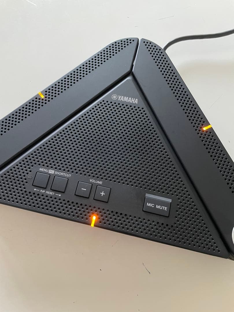 YAMAHA 会議用マイクスピーカー (ブラック) PJP-25UR 3セット