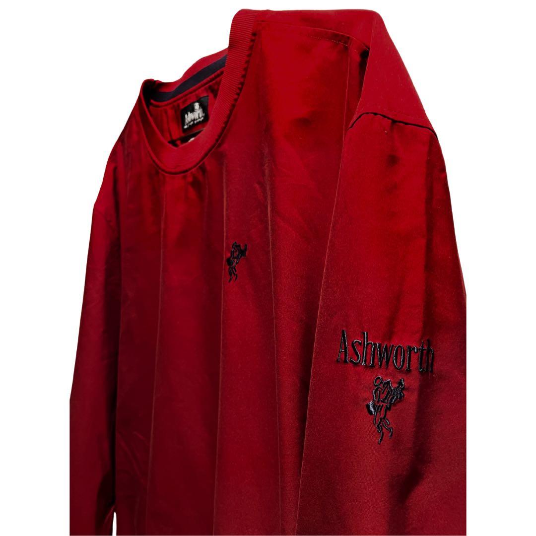 Ashworth ゴルフウェア Lサイズ ナイロンブルゾン 古着【90sモデル】