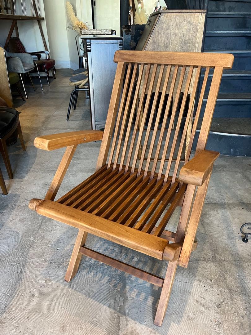 ガーデンチェア　折りたたみ　チーフ材