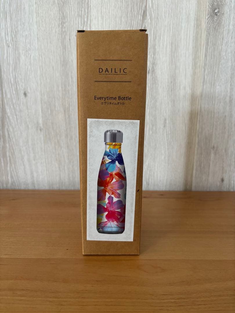 DAILICステンレスボトル魔法瓶500ml花柄 daili エヴリタイムボトル