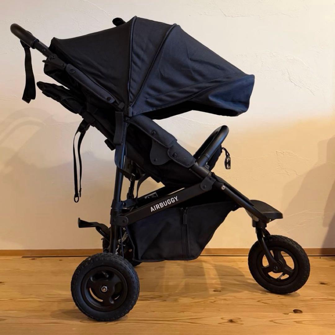 美品　AIRBUGGY ココプレミア フロムバース ベビーカー エアバギー 黒