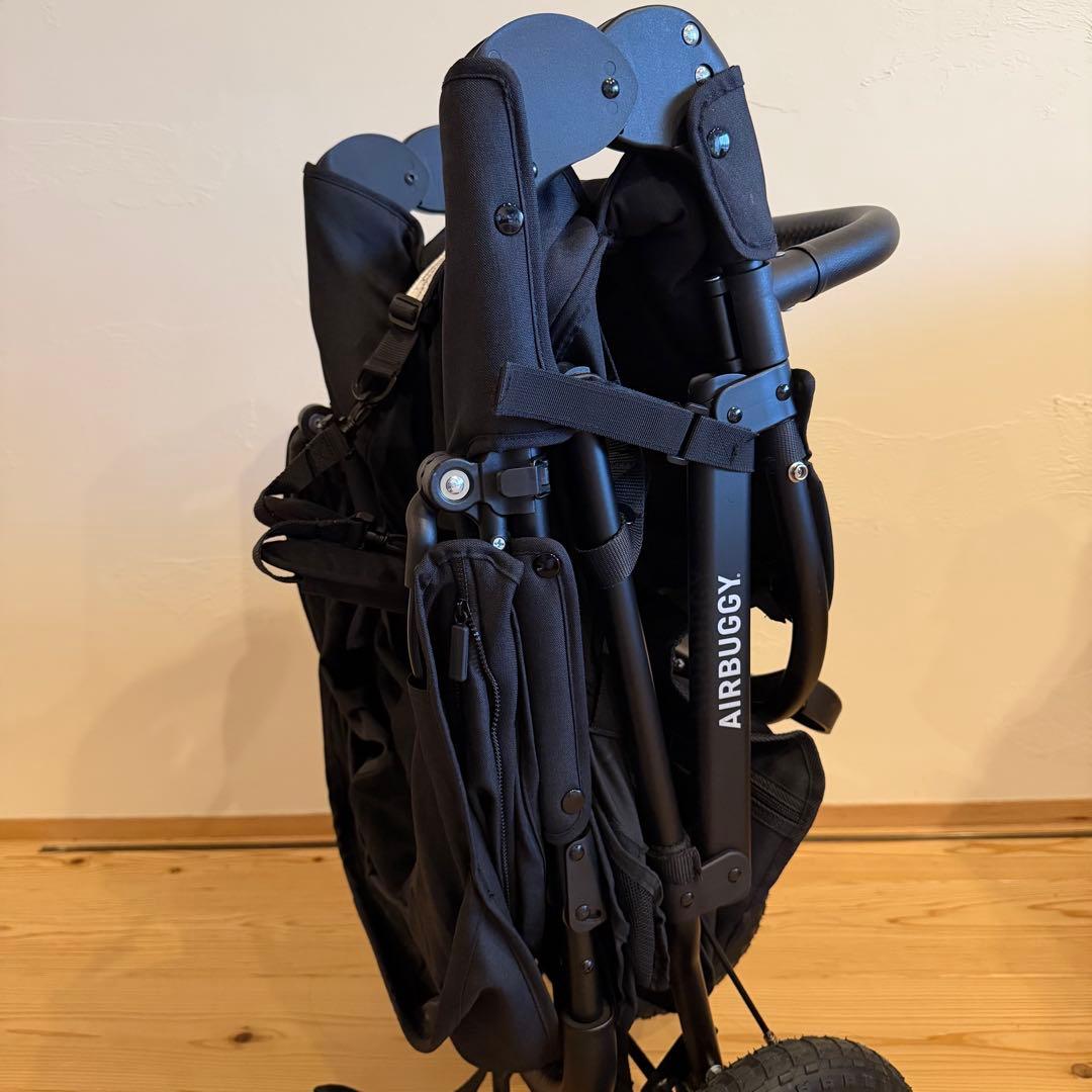 美品　AIRBUGGY ココプレミア フロムバース ベビーカー エアバギー 黒