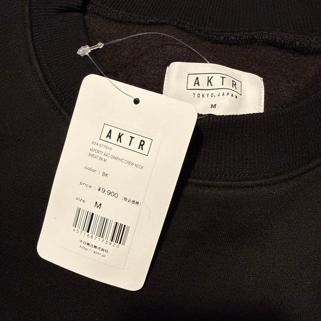 AKTR スウェット M グラフィックプリント　値下げ
