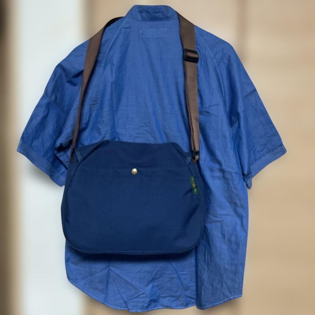 希少フランス製【エルベシャプリエ】廃盤メッセンジャーバッグ ショルダー フラップ