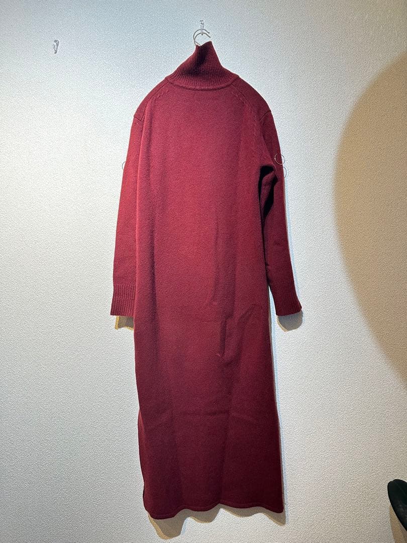 mame kurogouchi サイドスリットニットワンピース