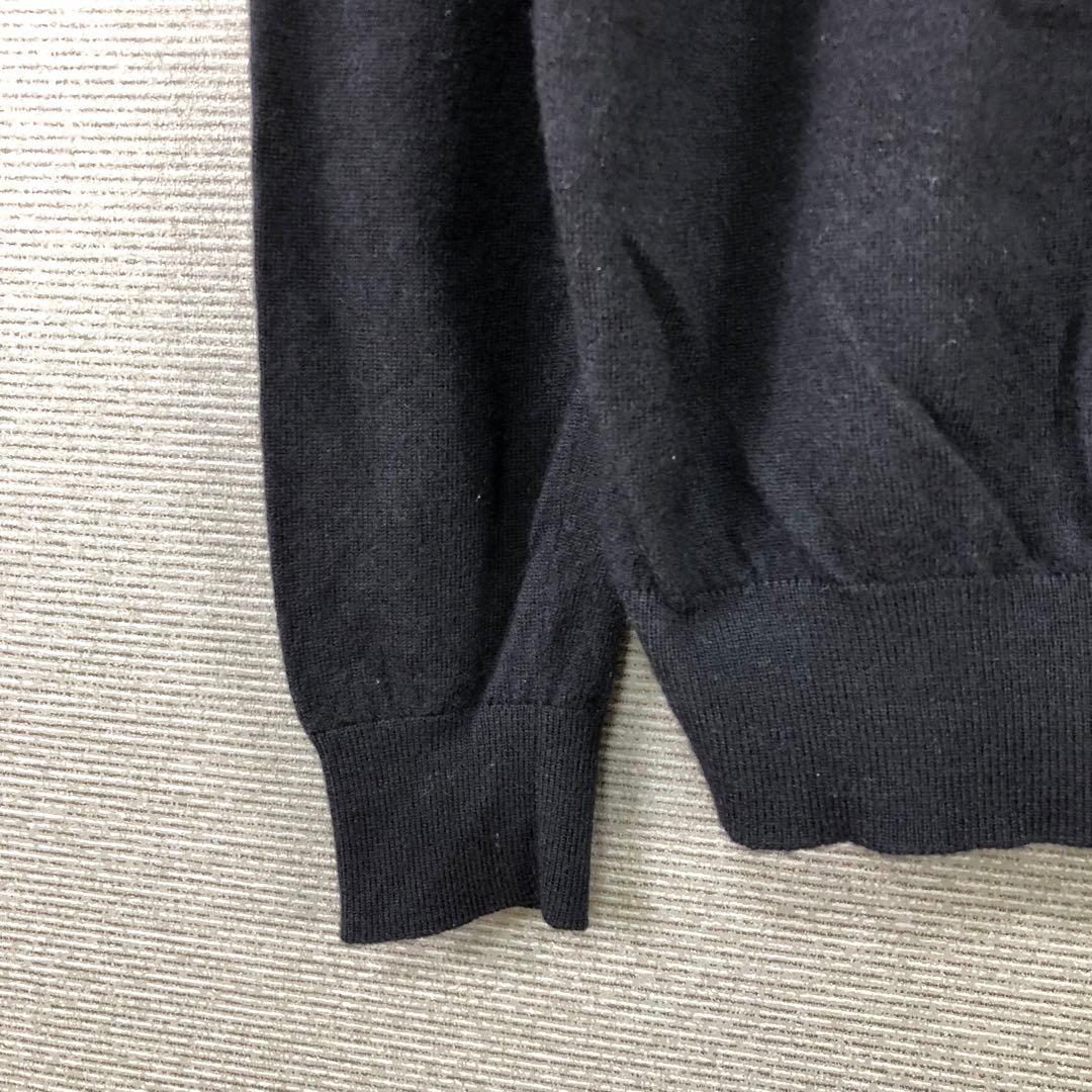 PEARLY GATES ロゴ 長袖ニット 4 ブラック