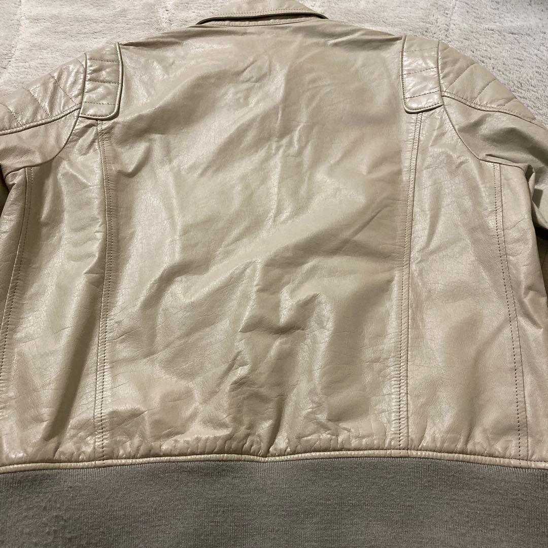 美品　UNDERCOVERISM パデッドレザージャケット　H4202-1