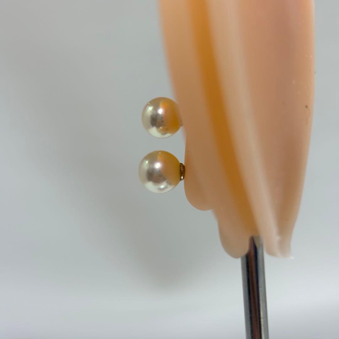 482 パールピアス　あこや真珠　7.0mm サージカルステンレス