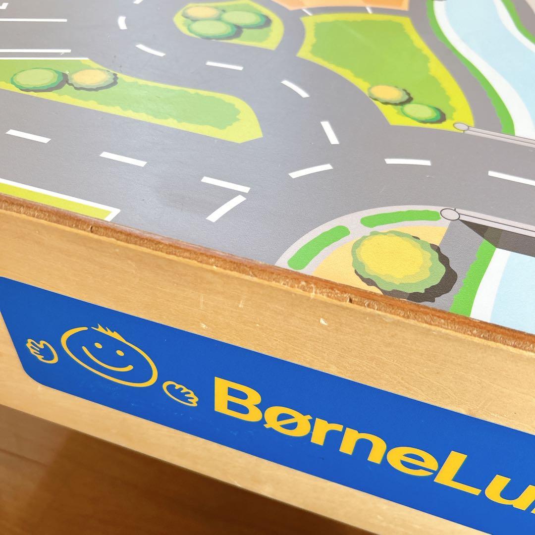 BørneLund 道路マップデザインテーブル 引き出し付き　ジオラマテーブル