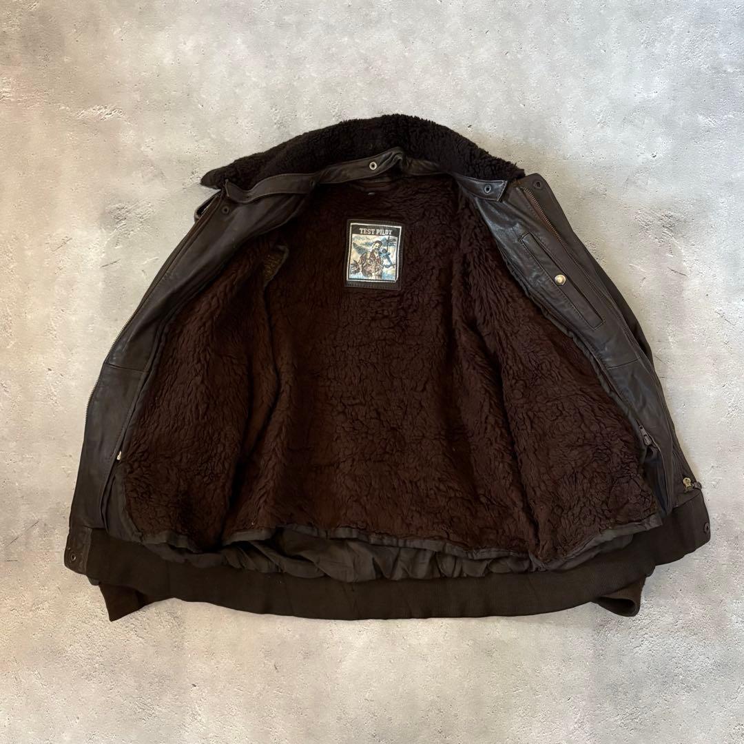 Vintage G-1 leather flight jacket 襟ボア 本革