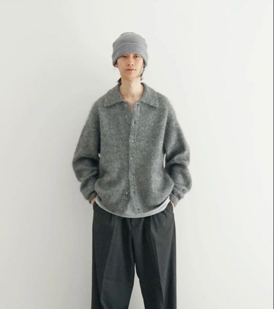 トップス crepuscule Mohair polo cardigan \