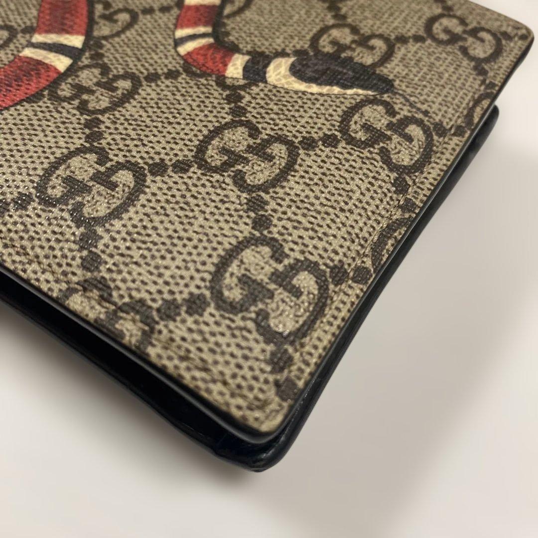 GUCCI キングスネーク　 二つ折り財布 GG