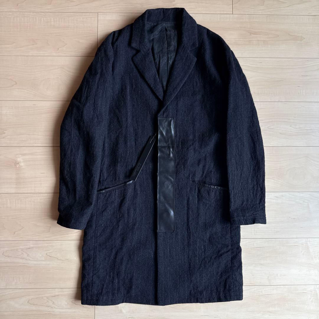 ISAMU KATAYAMA BACKLASH ウール製品洗いステンカラーコート