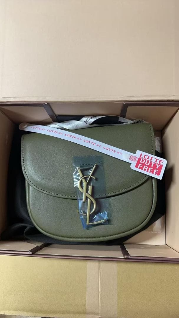 期間限定価格 サンローラン サドルバッグ オリーブグリーン