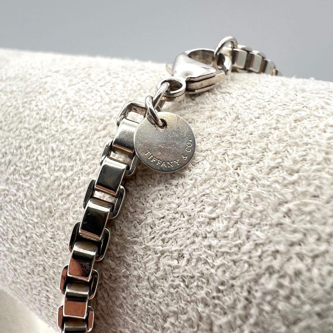 【美品】TIFFANYティファニー ブレスレット ベネチアン 925 17センチ