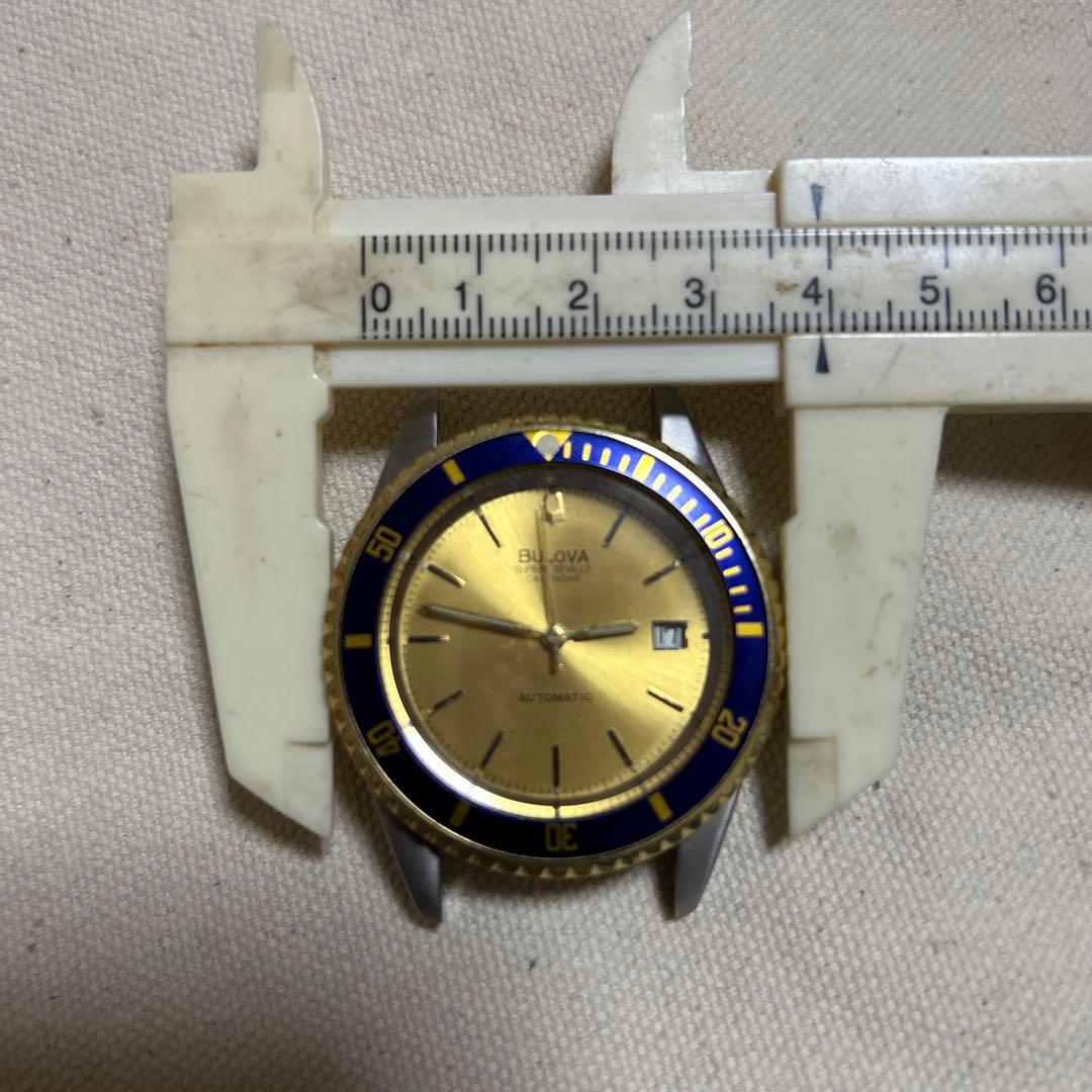 鼎*家様 Bulova 自動巻き腕時計 ゴールド/ブルー