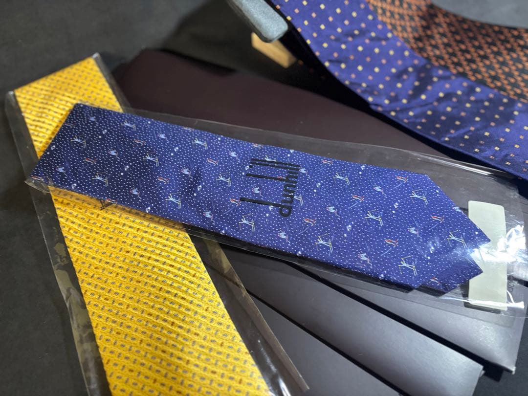 dunhill ネクタイ4本セット 未使用含む 美品