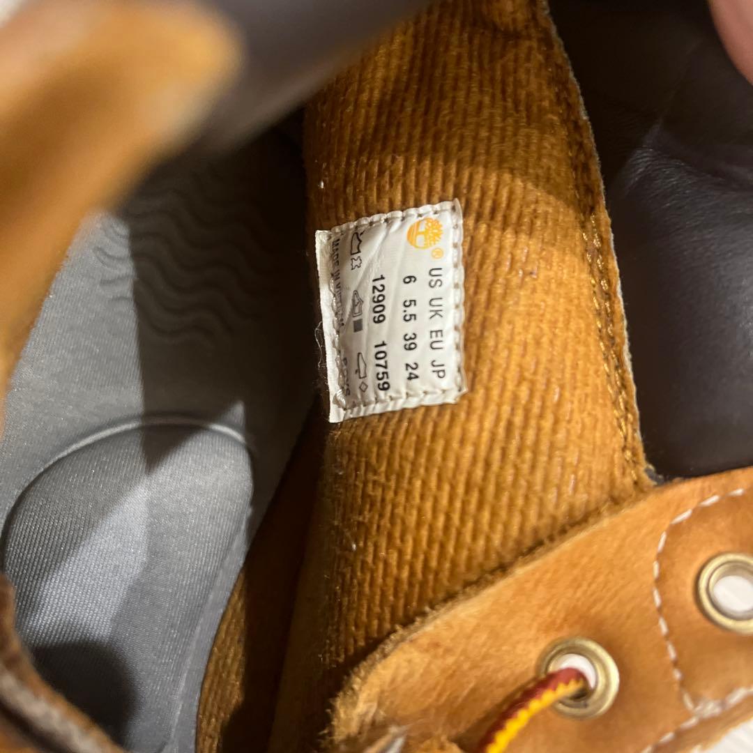 Timberlandティンバー ハイカットブーツ ベージュ