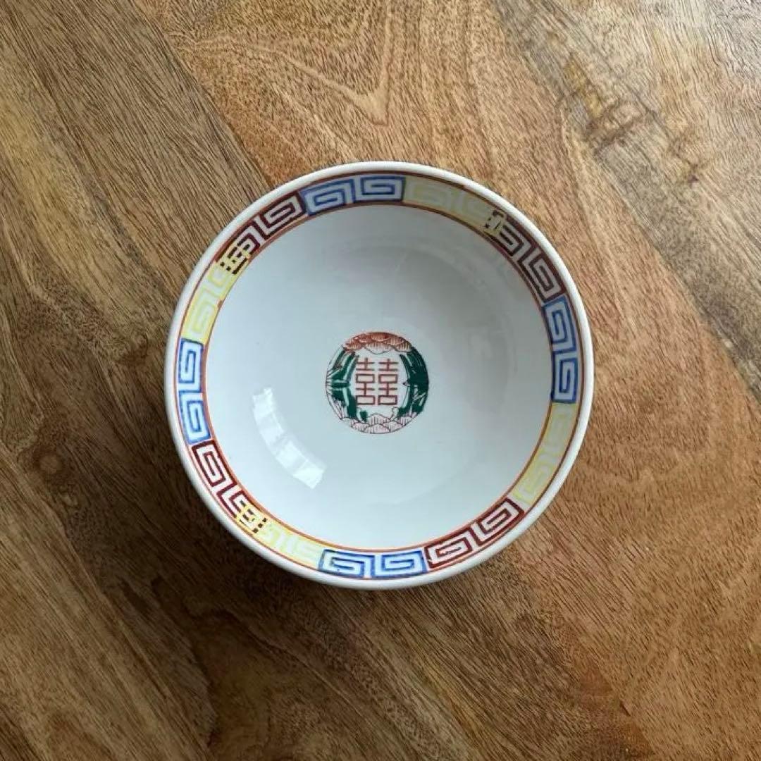 【骨董品】ラーメン小どんぶり4点セット ラーメン鉢 器 昭和レトロ アンティーク