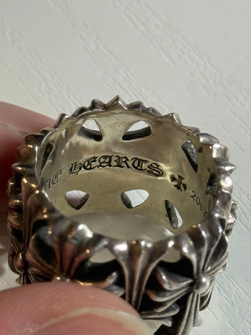 maaaakun クロムハーツ セメタリークロスリング インボイス原本付