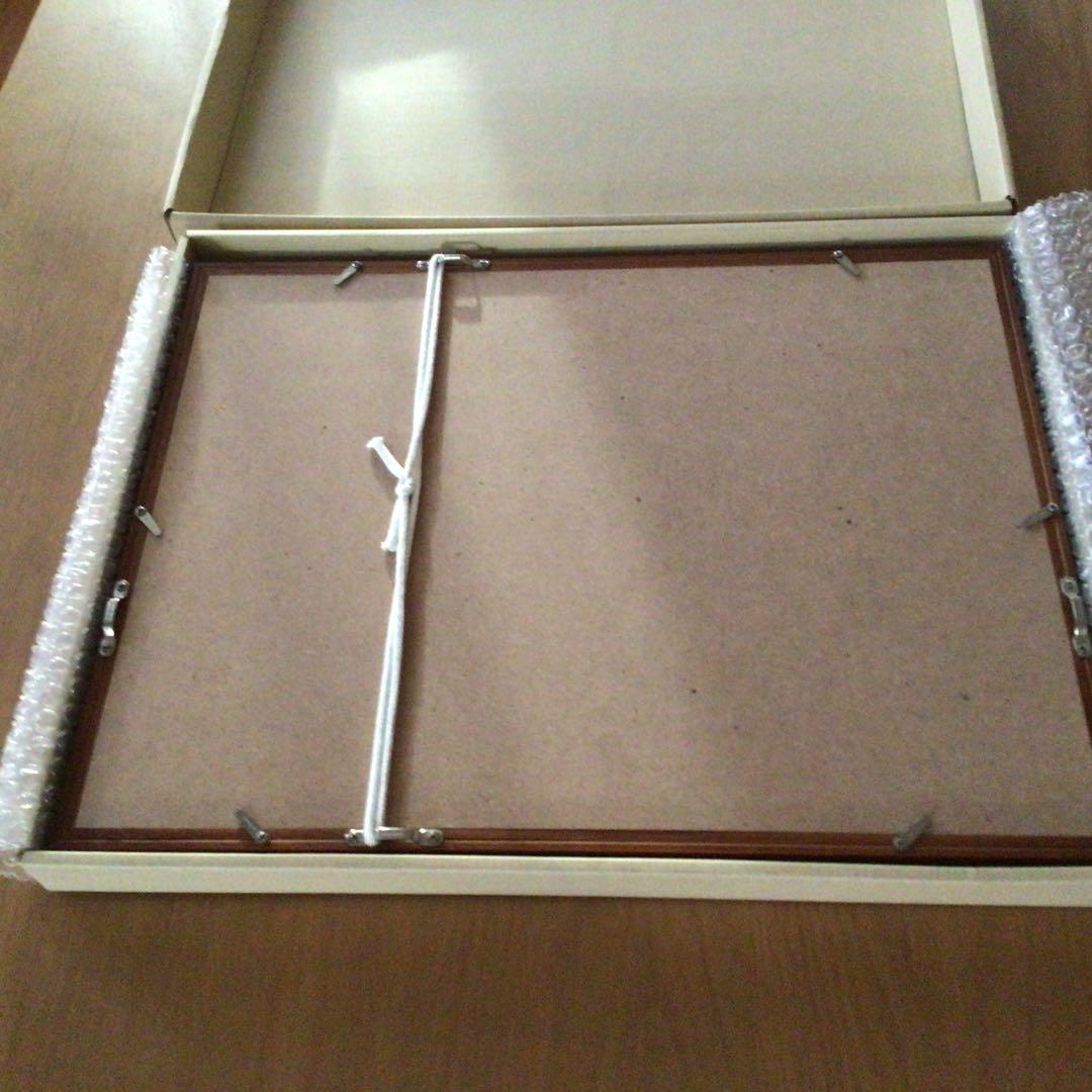 週末お値下げ⭕️⭕️美品【希少】柚木沙弥郎　型染絵　猫と魚 額装品⭕️⭕️