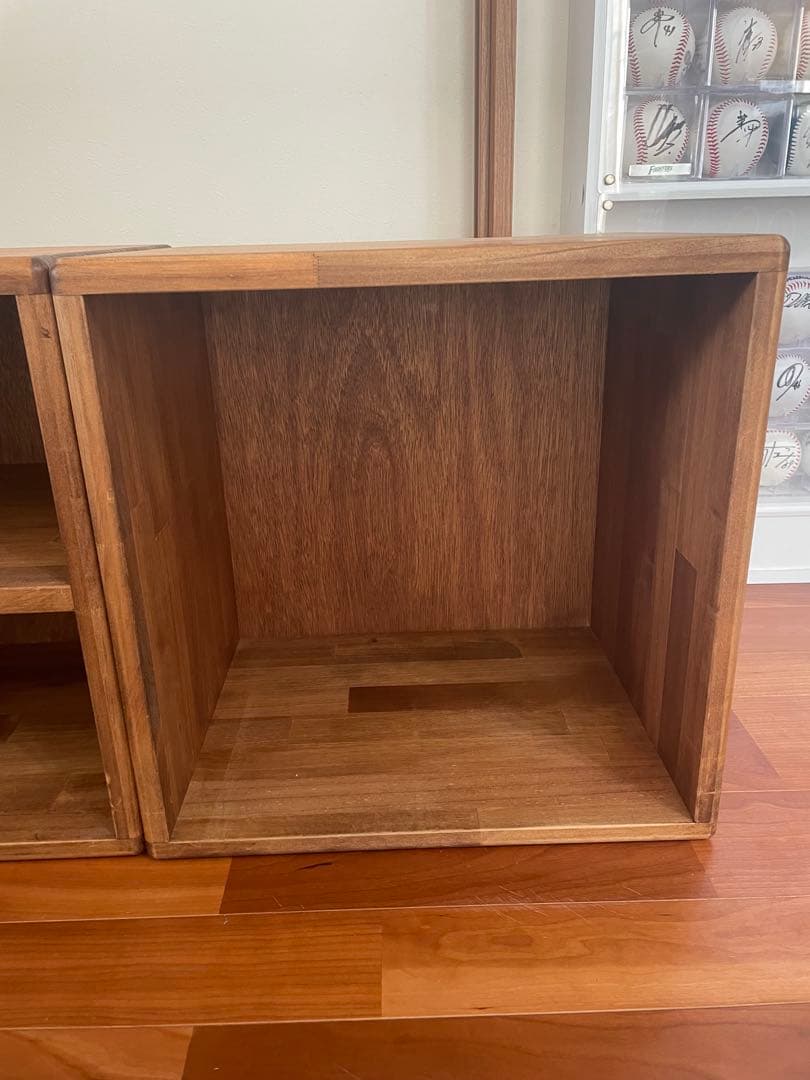 無垢材のユニットボックス⭐︎ オープンシェルフ