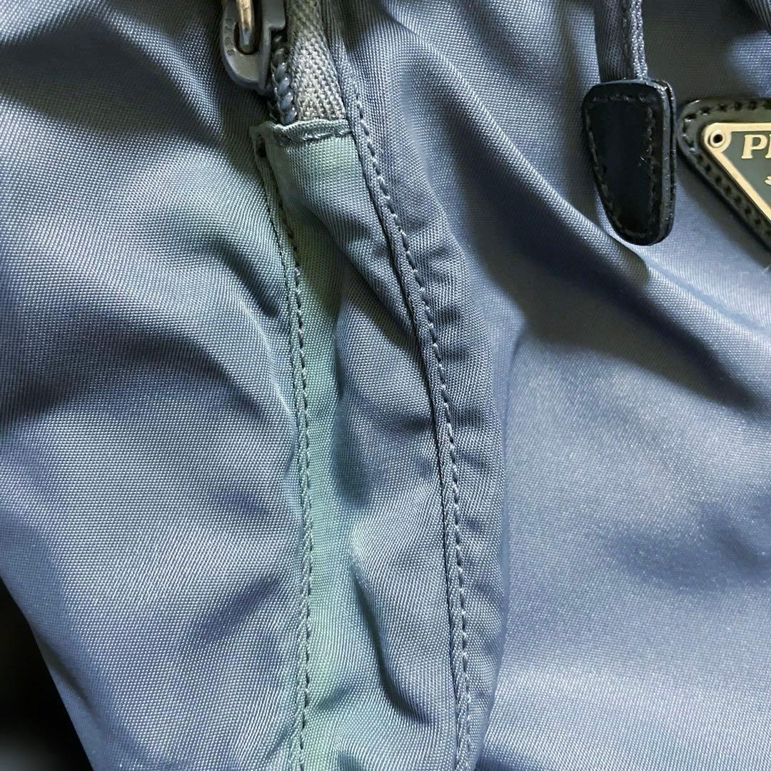 PRADA プラダ リュック ミニ　DENIMU デニムカラー