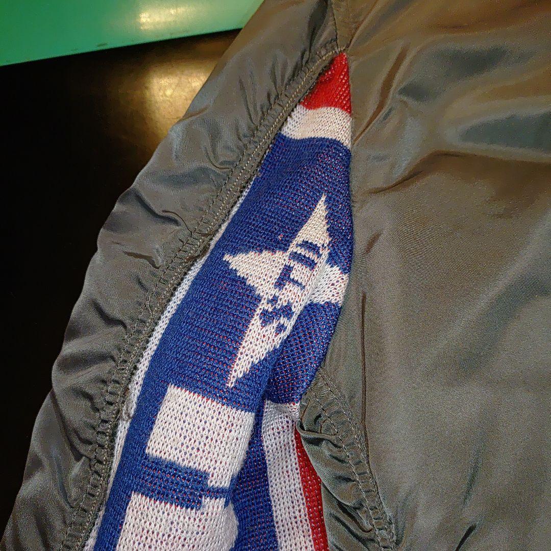 RALEIGH リメイクMA-1 ラリー カーキ トリコロール