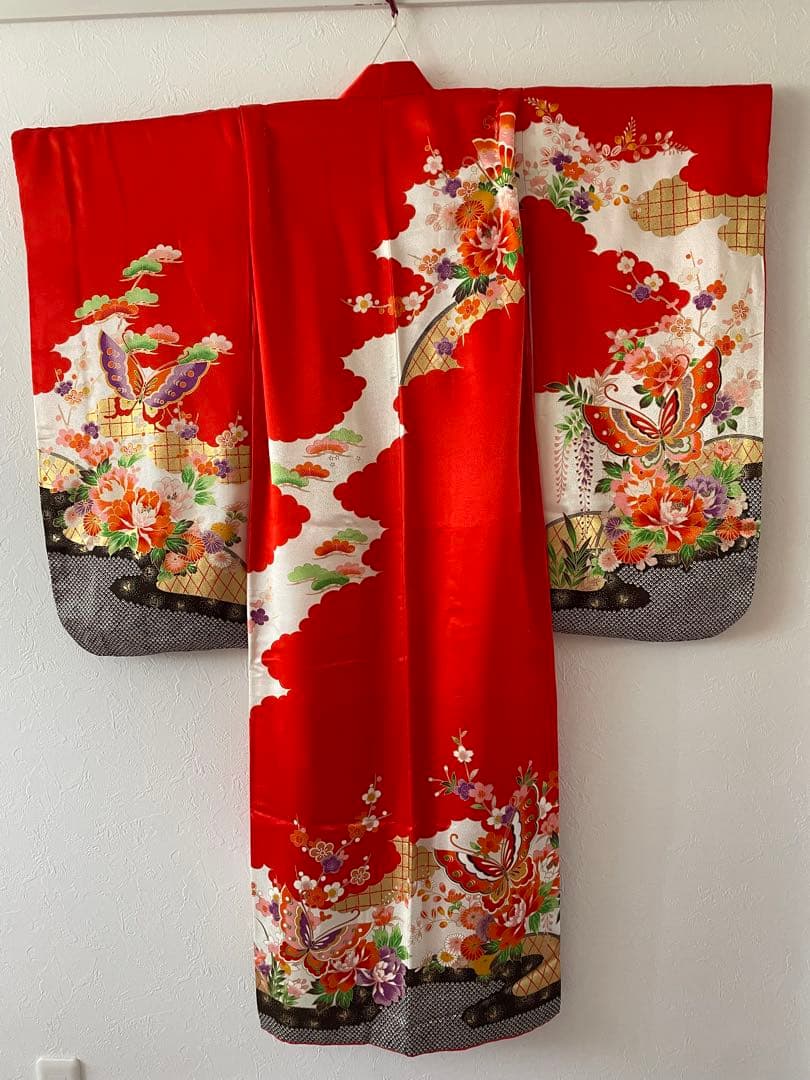 美品　七五三　7歳　お着物セット