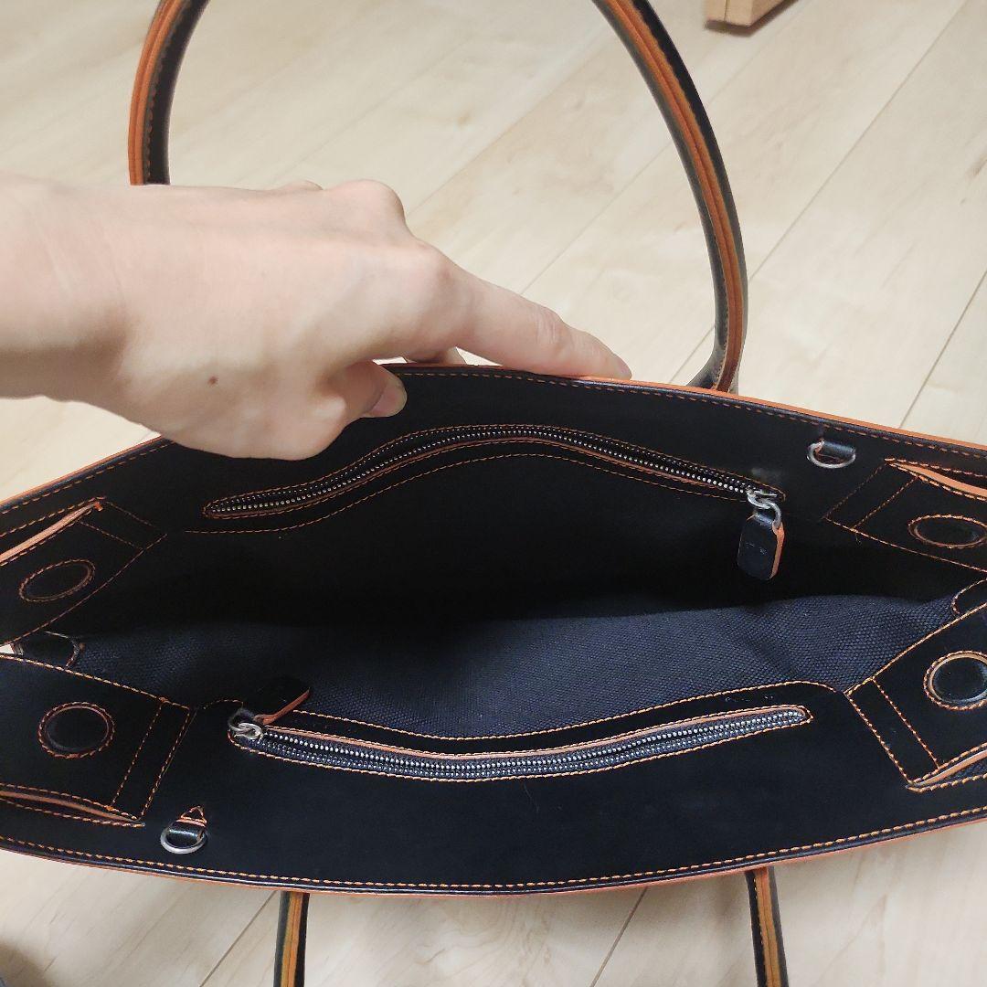 月　美品　TOD's トッズ トートバッグ 肩掛け ブラック レザー