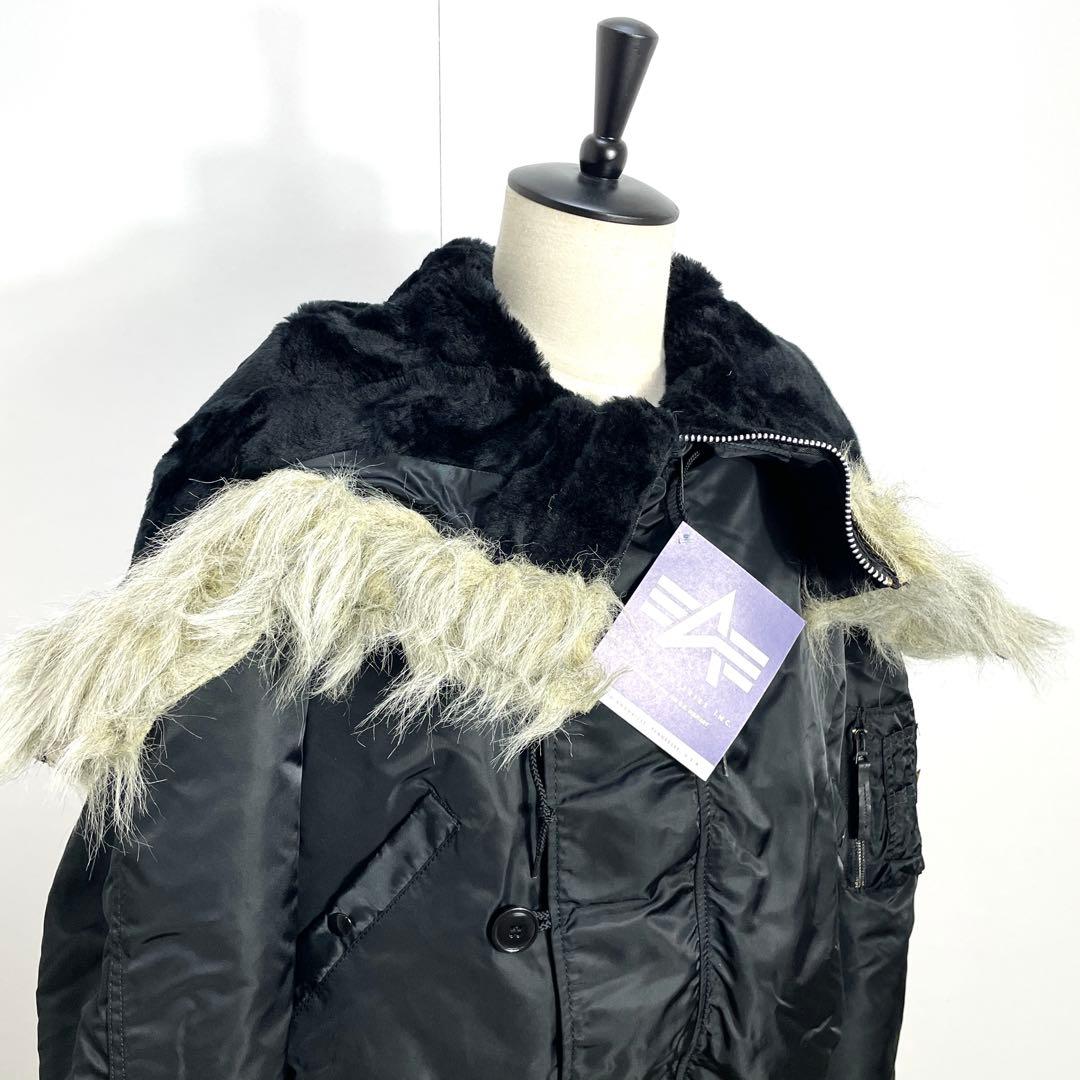 90s ALPHA アルファ N-2B フライトジャケット XXL 黒 デッド