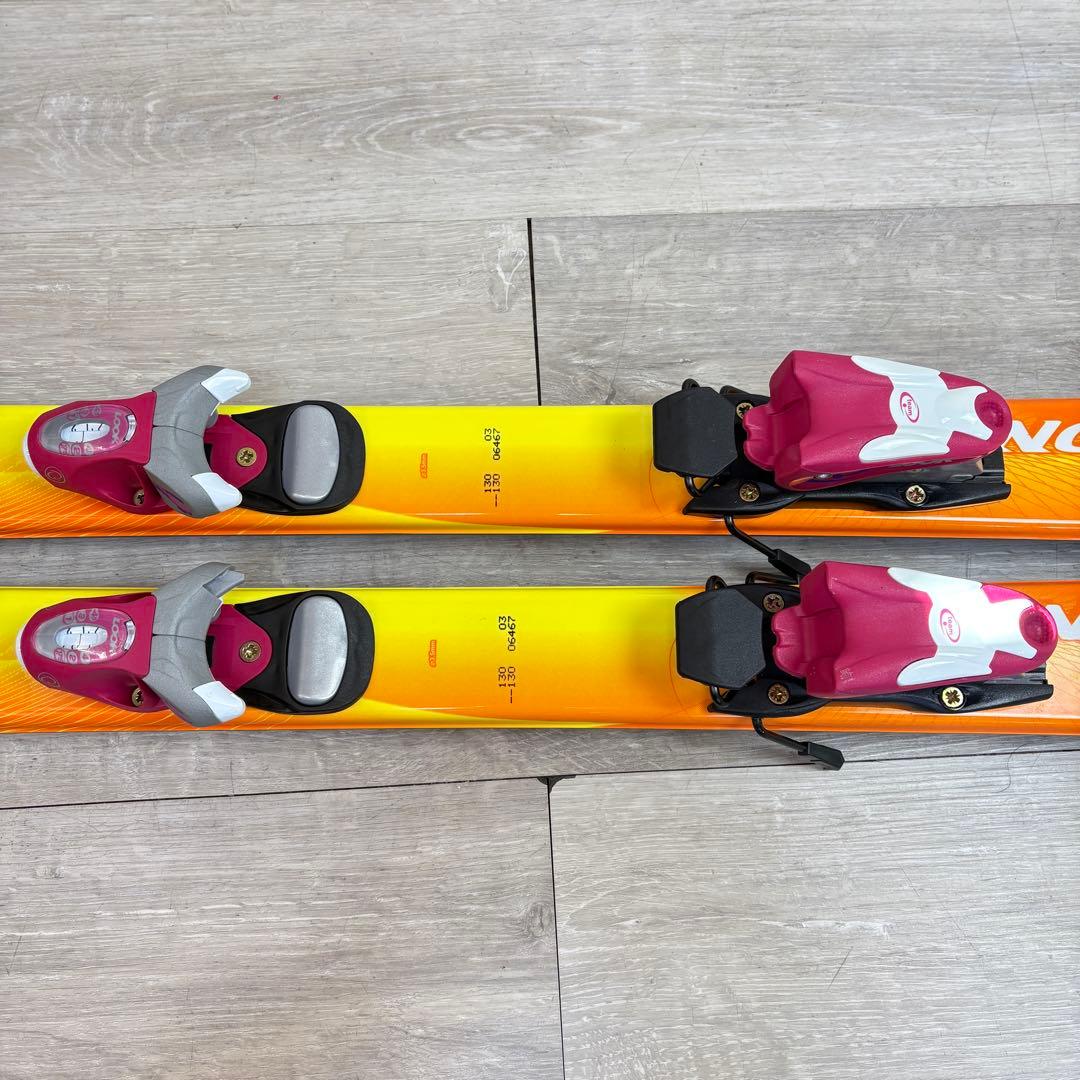 【キッズスキー】カザマ スキーセット 130cm ブーツ 22.0cm デビュー