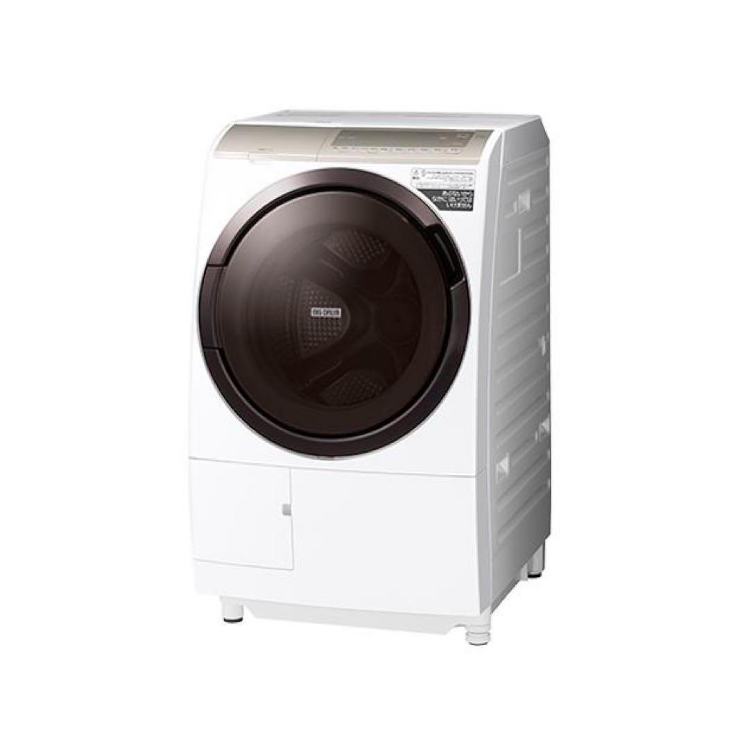 【N】HITACHI 日立 ドラム式洗濯機 BD-SV110GL左開き