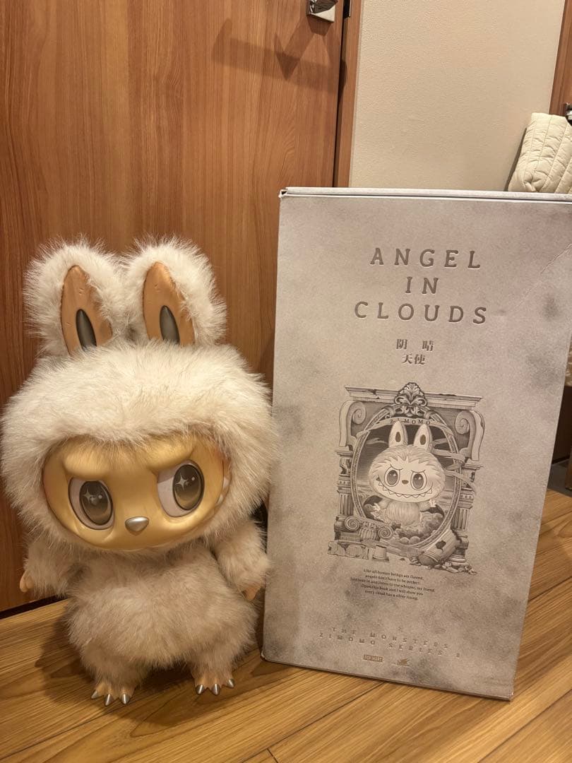 ANGEL IN CLOUDS ジモモ ぬいぐるみ ZIMOMO 白 ラブブ