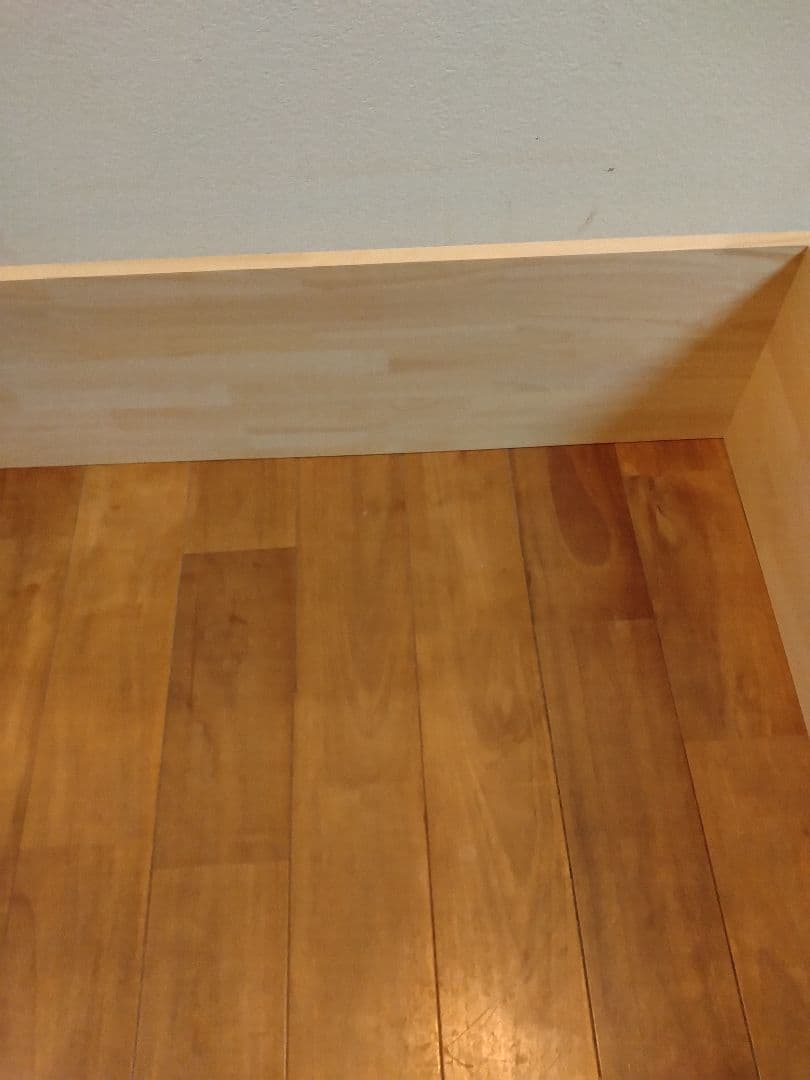 木材　ハンドメイド　コの字　サイドテーブル　机　カウンター　プランター棚シェルフ