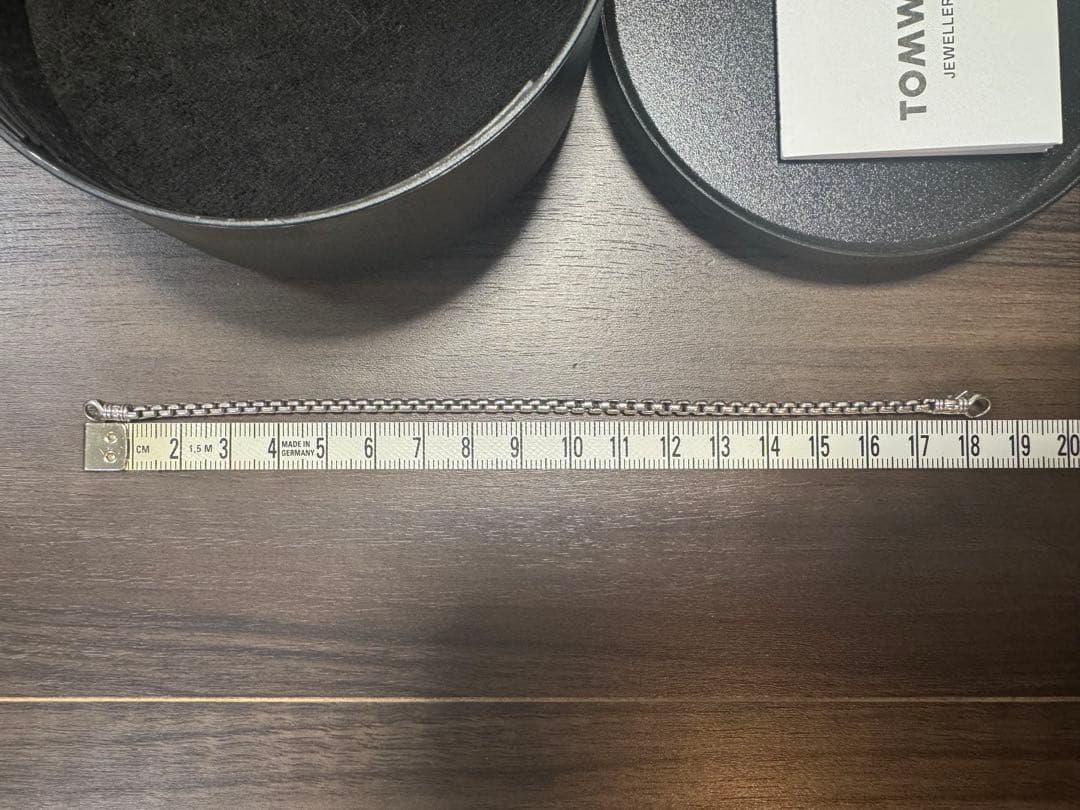 TOMWOOD チェーンブレスレット 専用ケース付き