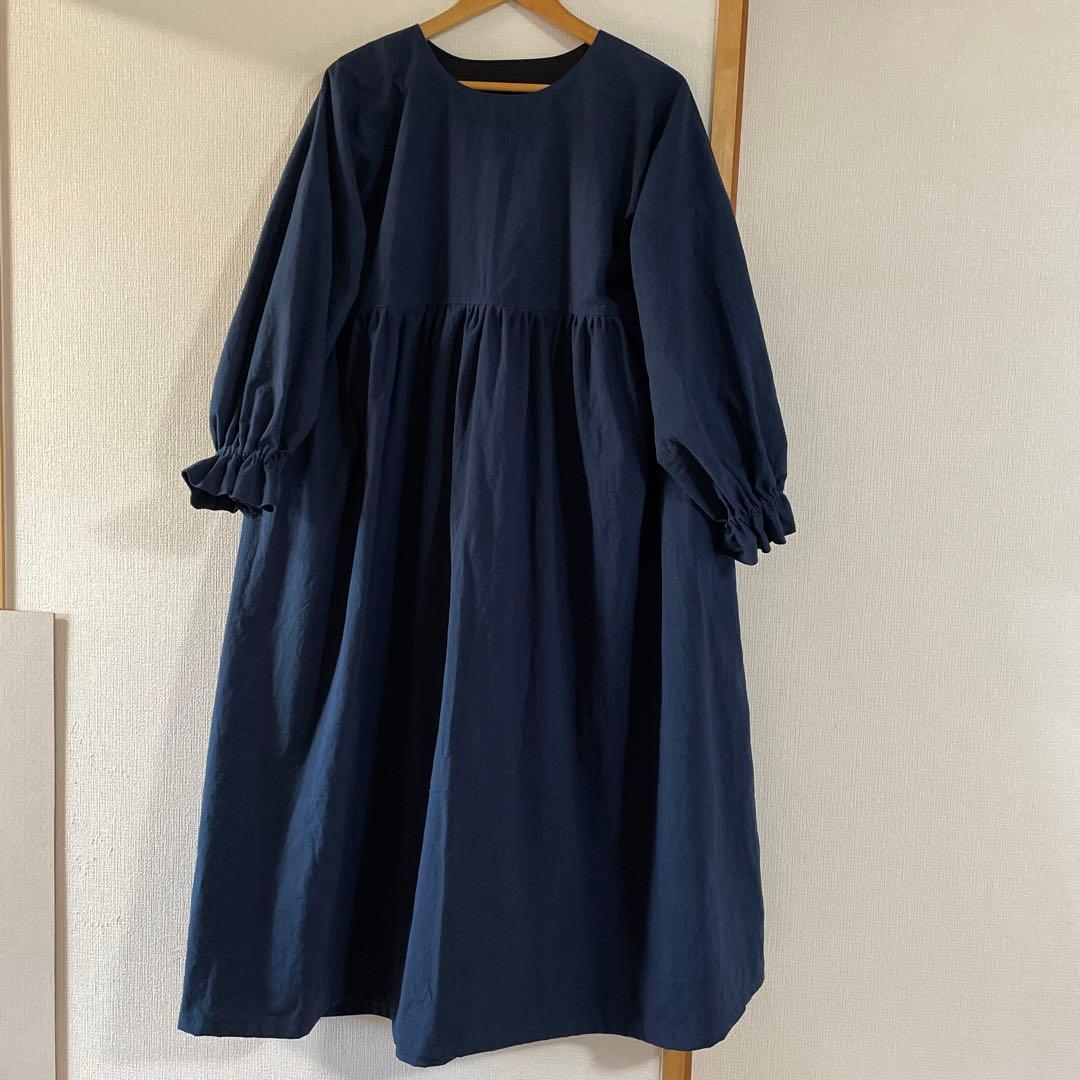 あんおでん♪様　ワッシャー　キャンディーお袖のワンピース