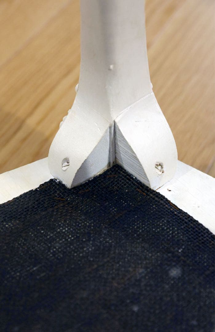 【猫脚】アンティークスツール antique stoolヨーロッパ 白