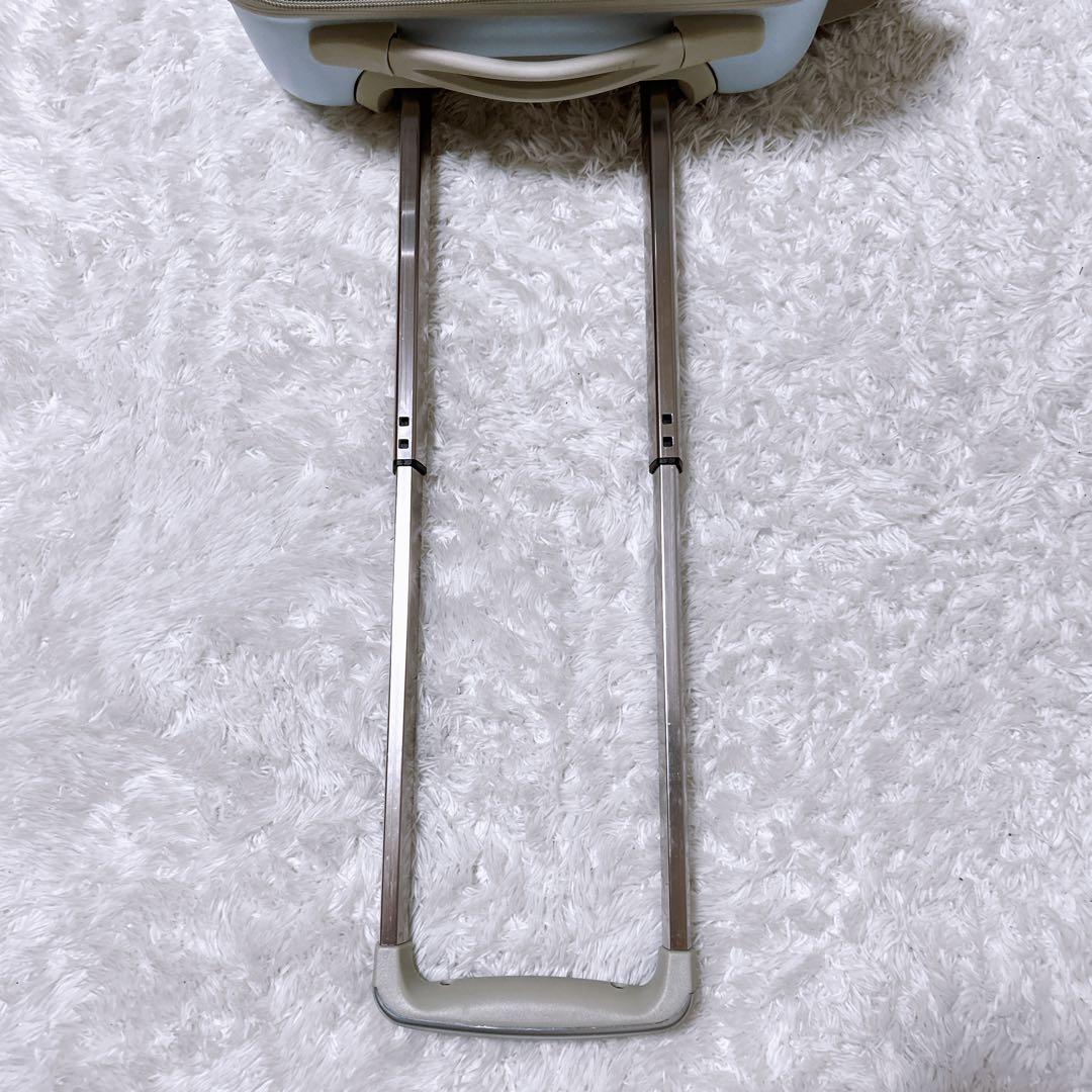 美品✨NORICCO ノリッコ　子供が乗れるキャリーケース　ライトブルー