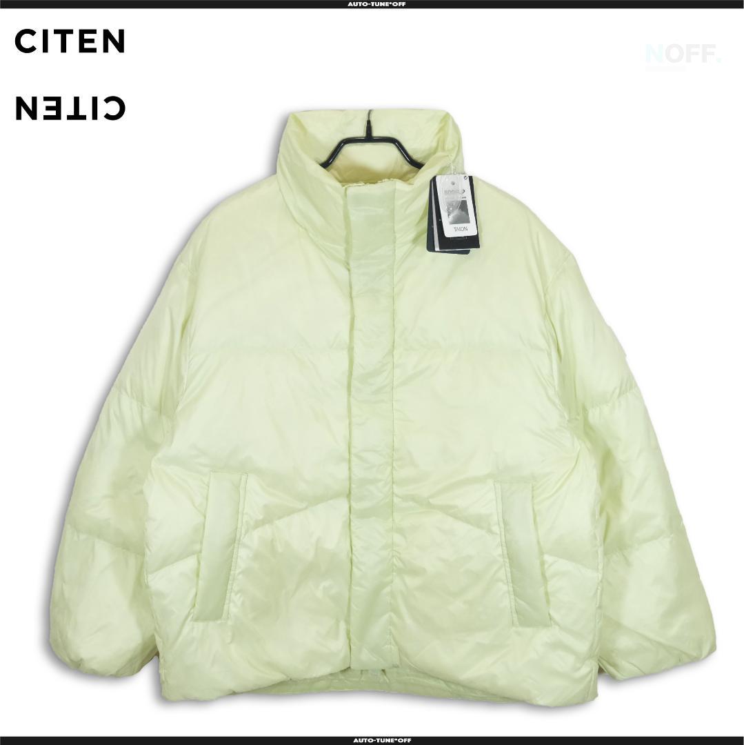 【別注】＜TAION×CITEN＞シンプルダウン LIME M