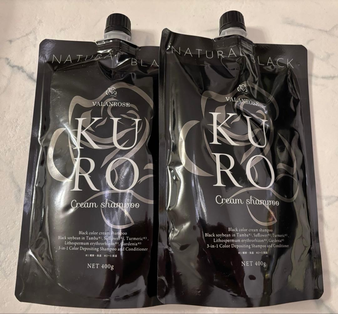 【値下】VR Kuro Cream Shampoo 400ml×2個