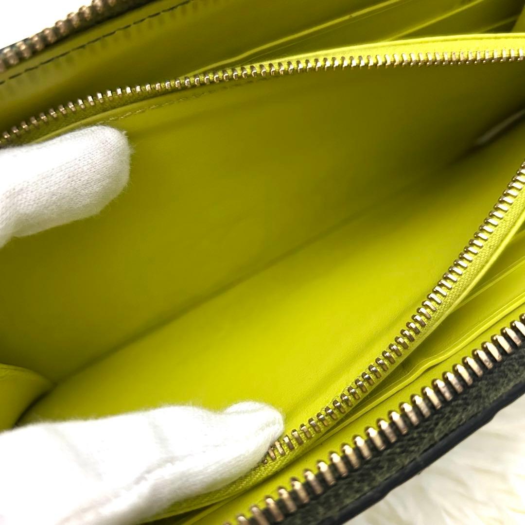 【美品】ICチップ内蔵 BOTTEGA VENETA イントレチャート長財布