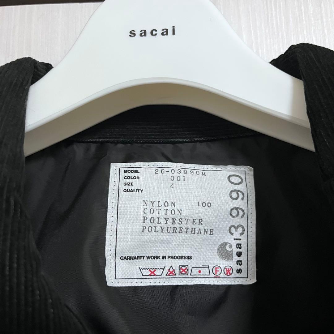 sacai Carhartt WIP Nylon Twill Blouson 黒